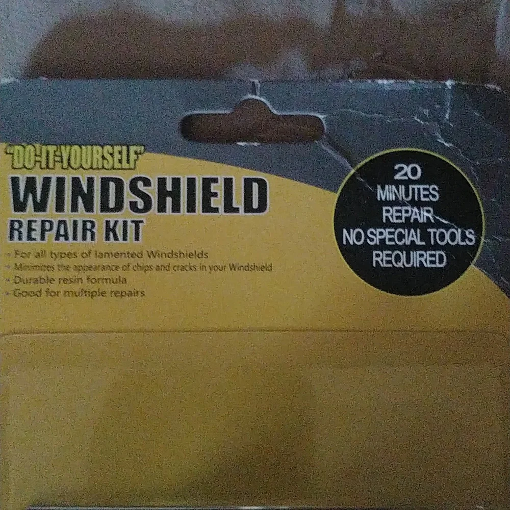 DIY Windshield Repair Kit - Yellow - Picture 2 of 4